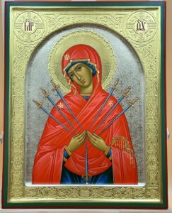 Богородица «Семистрельная» Образец 14 Буйнакск